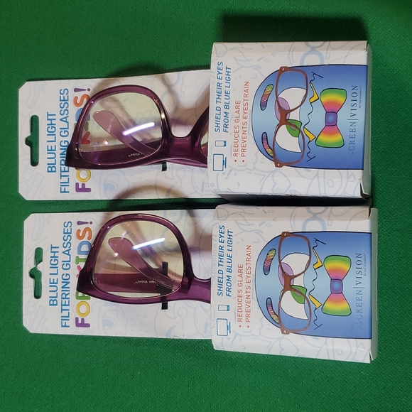 Other - ADD ON kids blue light filtering glasses electronics purple